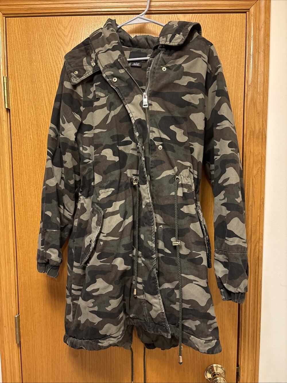 A.n.a. Large Long Camo Women’s Winter Jacket
